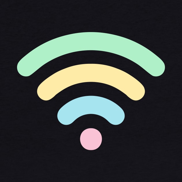 Pastel Rainbow Wi-Fi by XOOXOO